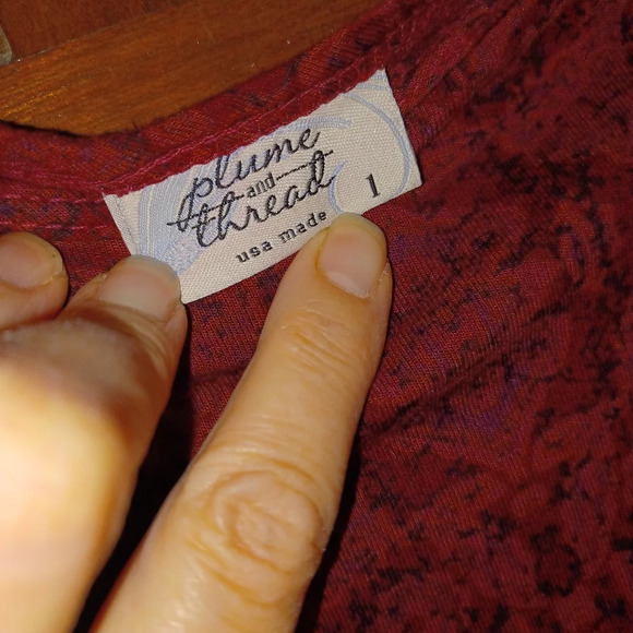 A Plume and Thread Asymmetrical Boho Dress - Picture 2 of 4